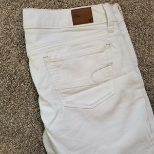 American eagle white jeans 4